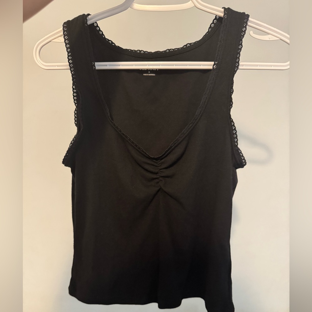 Black tank top